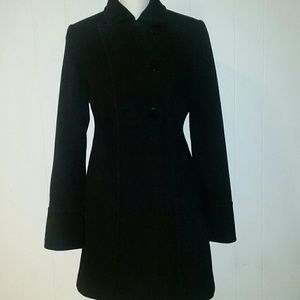 EXPRESS🌹Black Wool Pea Coat 🌹